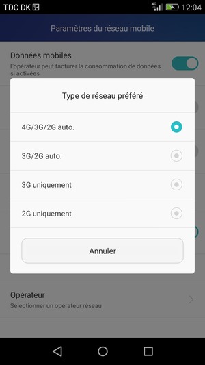 Sélectionnez votre option préférée