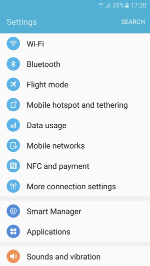 Set up roaming - Samsung Galaxy S7 Edge - Android 6.0 - Device Guides