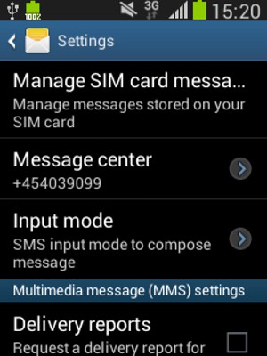 Select Message center