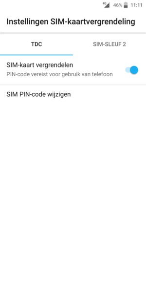 Selecteer Digicel en SIM PIN-code wijzigen