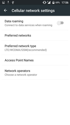 Select Preferred networks