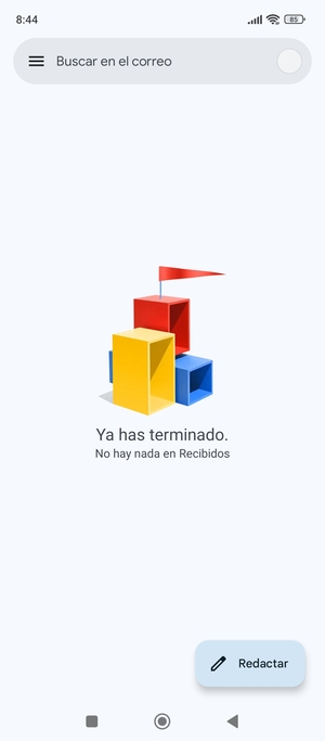 Su Gmail está listo para usar