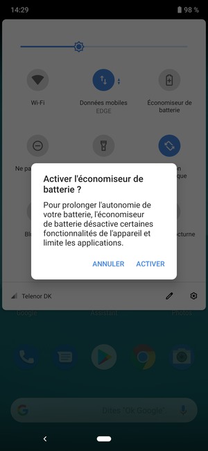 Sélectionnez ACTIVER