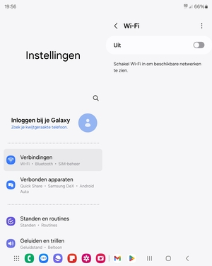 Schakel Wi-Fi in