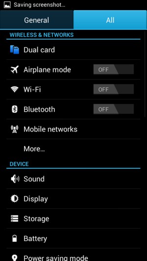 Select All and Mobile networks