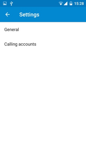 Select Calling accounts