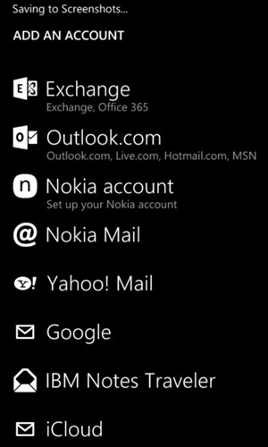 Select Outlook.com (Hotmail)