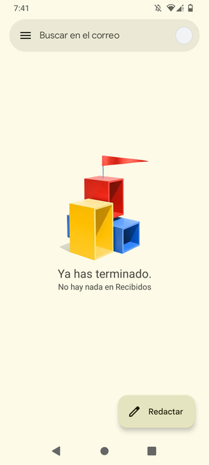 Su Gmail está listo para usar