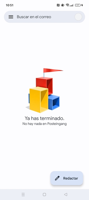 Su Gmail está listo para usar