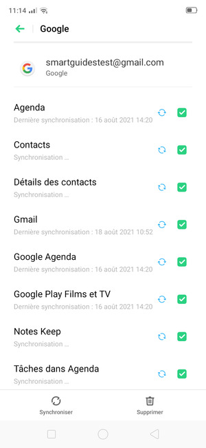Vos contacts Google vont maintenant être synchronisés avec votre Realme