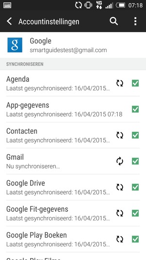 Uw contactpersonen van Google worden nu gesynchroniseerd met uw HTC