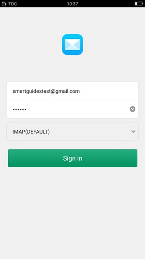 Enter your Gmail or Hotmail address and Password. Select Sign in