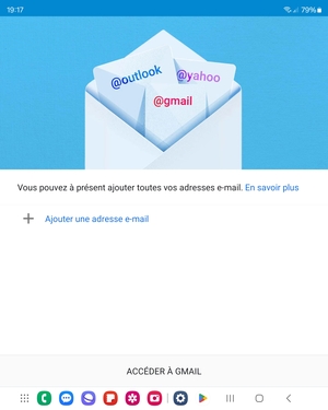 Sélectionnez Ajouter une adresse e-mail