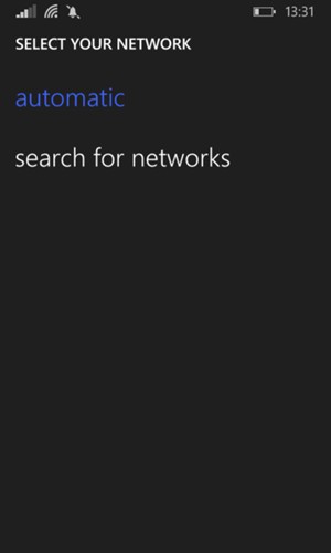 Select search for networks