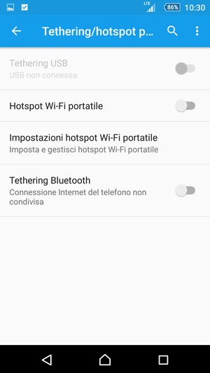 Attiva Hotspot Wi-Fi portatile