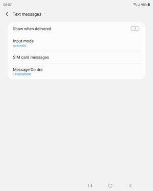 Select Message Centre