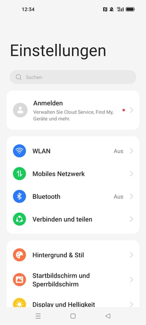 Wählen Sie WLAN