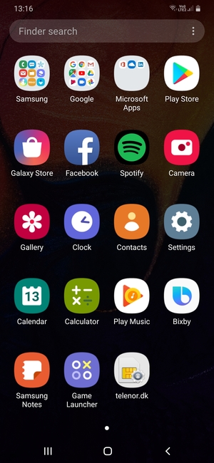 tracking app Samsung Galaxy A20