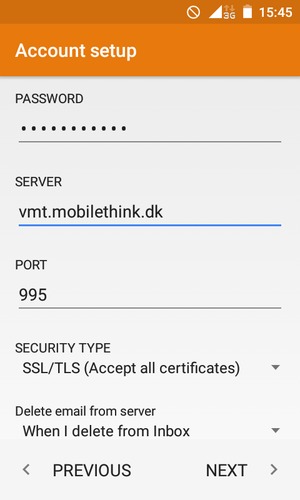 Scroll to and select SECURITY TYPE