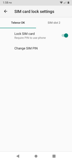 Select Digicel and Change SIM PIN