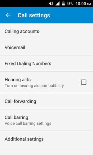 Select Voicemail