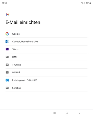 Wählen Sie Exchange und Office 365