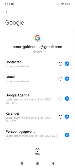 Uw contactpersonen van Google worden nu gesynchroniseerd met uw smartphone