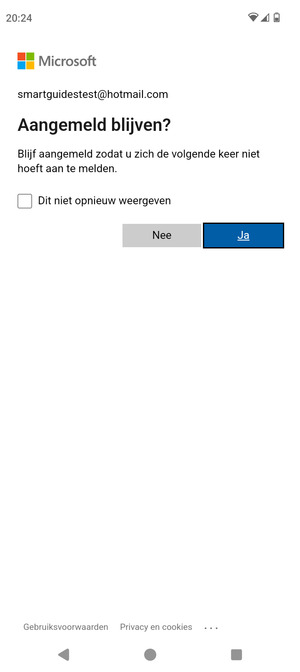 Selecteer uw voorkeursoptie