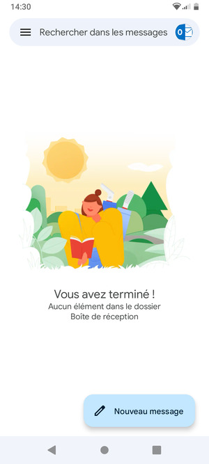 Votre messagerie Gmail est prête à l'emploi