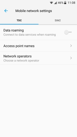 Select Kena Mobile and Access point names