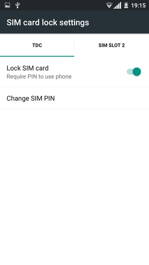 Select Digicel and select Change SIM PIN