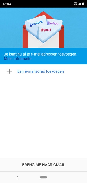 Selecteer Een e-mailadres toevoegen