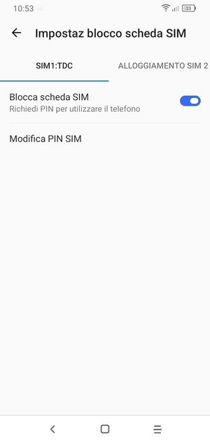 Seleziona Kena Mobile e Modifica PIN SIM