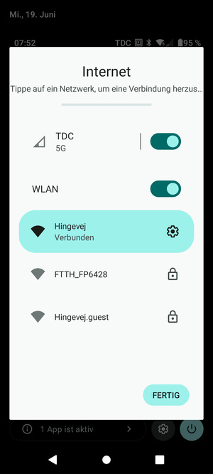 Schalten Sie WLAN aus