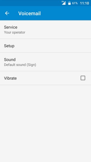 how to set up voicemail on alcatel phone